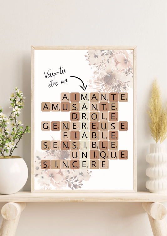 Veux-tu être ma Marraine ? | Scrabble