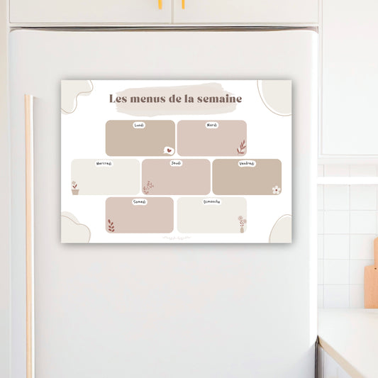 Planning Repas | Beige