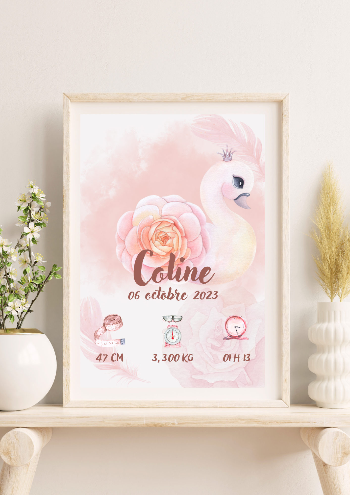 Affiche Naissance Personnalisée