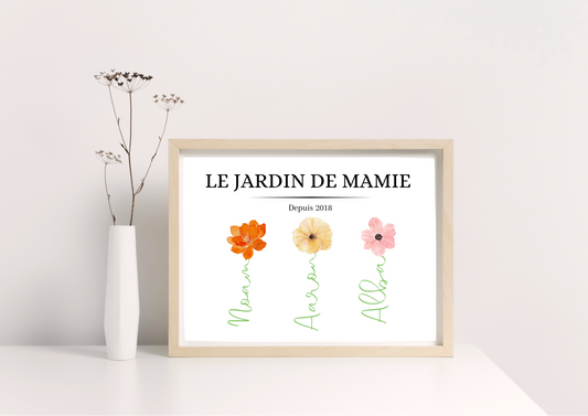 Le jardin de Mamie | Couleur