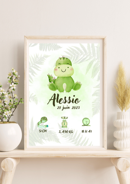 Affiche Naissance Personnalisée