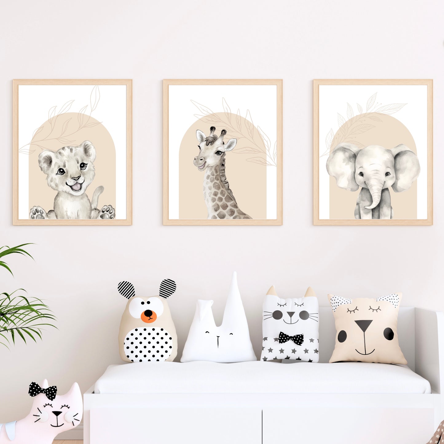 Trio d’affiches | Animaux Jungle