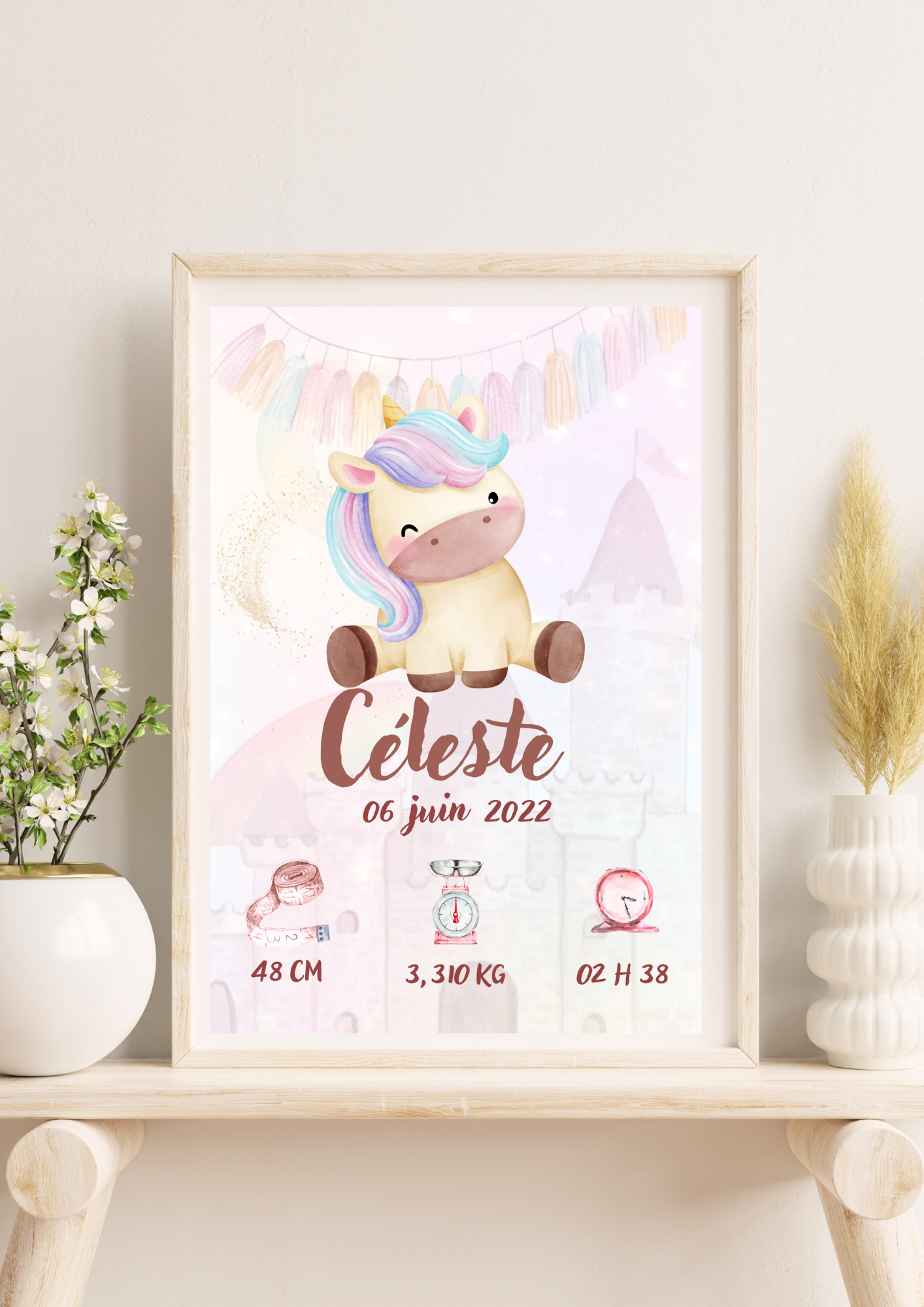 Affiche Naissance Personnalisée